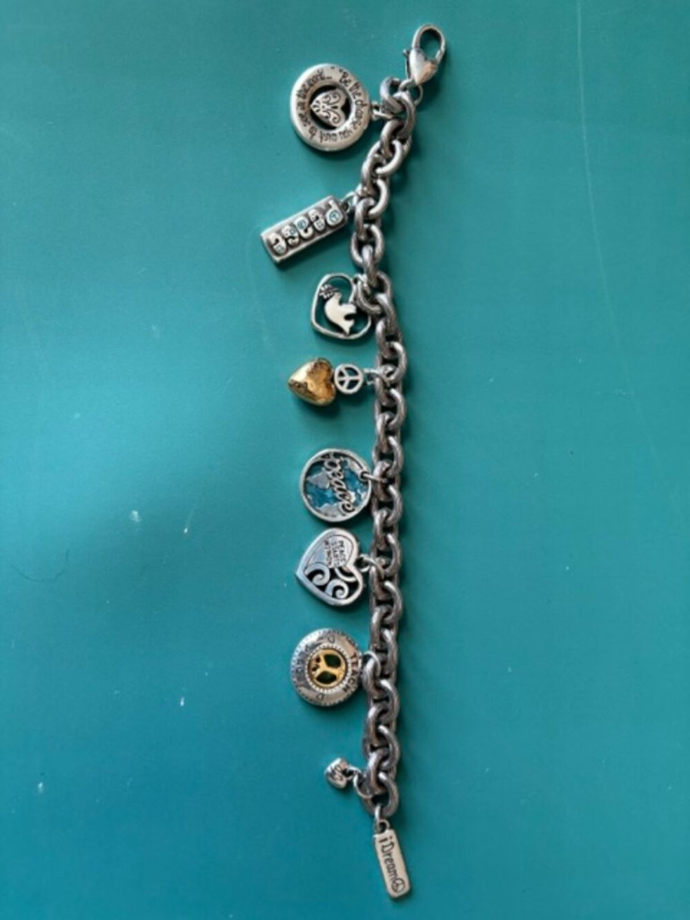 Brighton Peace Charm Bracelet
